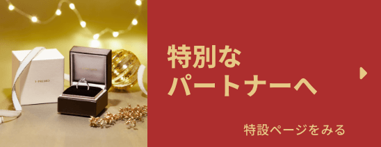 特別なパートナーへ 特設ページをみる