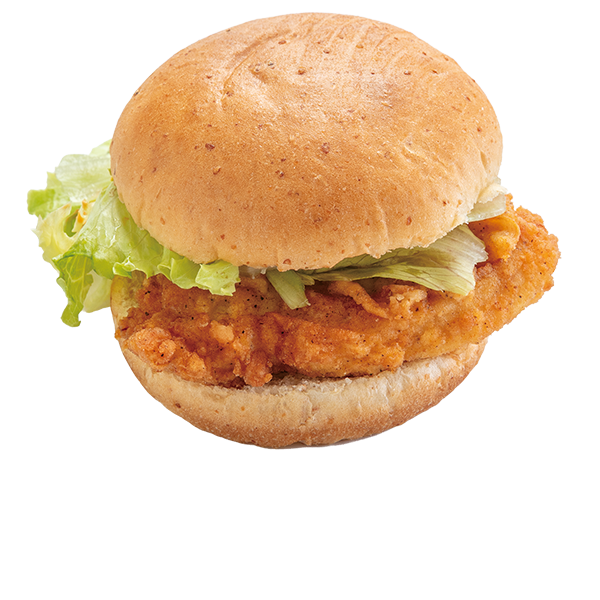 辛口チキンフィレバーガー
