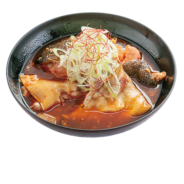 サーモンの豆板醤煮