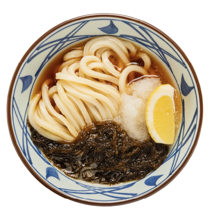 丸亀製麺 もずくうどん 520円
