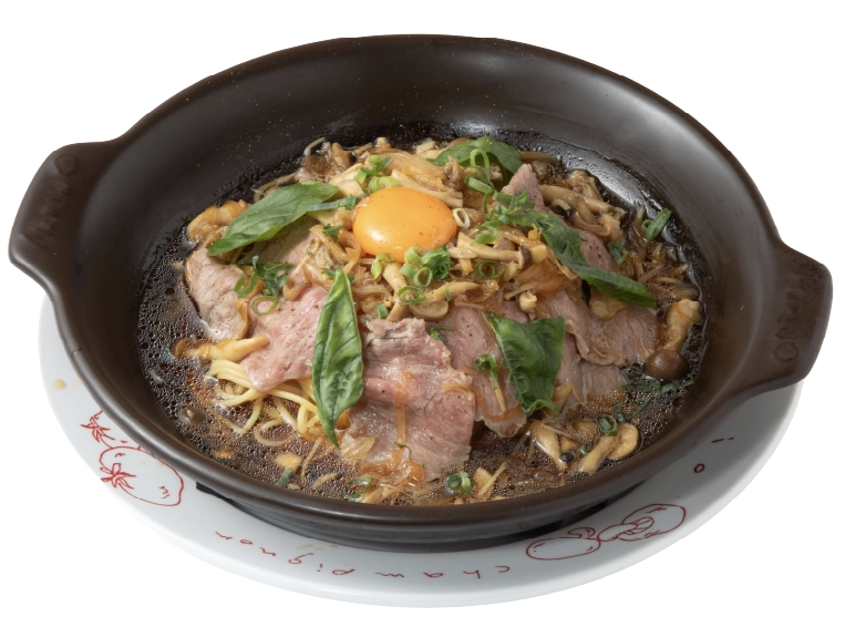 ピッツェリアマリノ　沖縄県産和牛のすき焼き風パスタ 3,025円