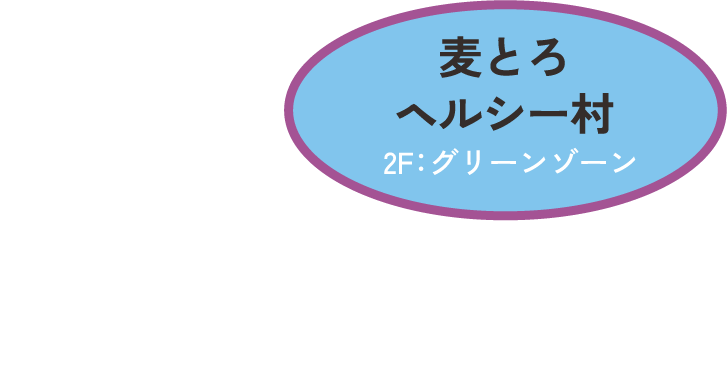 麦とろヘルシー村　2F：グリーンゾーン　沖縄県産もずくの五穀平打ちそば＆ ミニネギトロ丼セット1,628円