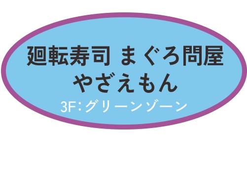 廻転寿司 まぐろ問屋 やざえもん　3F：グリーンゾーン　くゎっちー三昧 748円