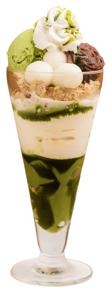 nana's green tea  抹茶白玉 パフェ ¥1,100
