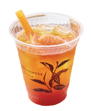 タリーズコーヒー＆ＴＥＡ　ブラッド　オレンジティーTALL ¥555
