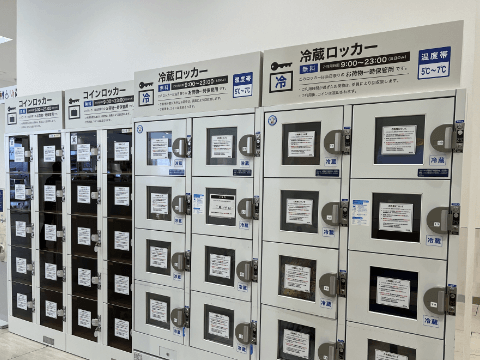 館內投幣置物櫃與冷藏置物櫃（當日寄放服務）