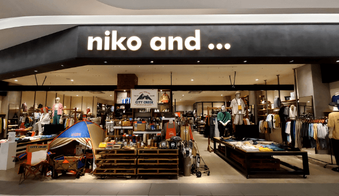 niko and ... 門市外觀