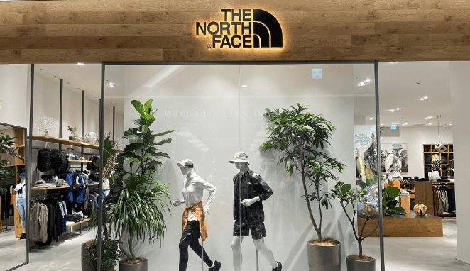 THE NORTH FACE門市外觀