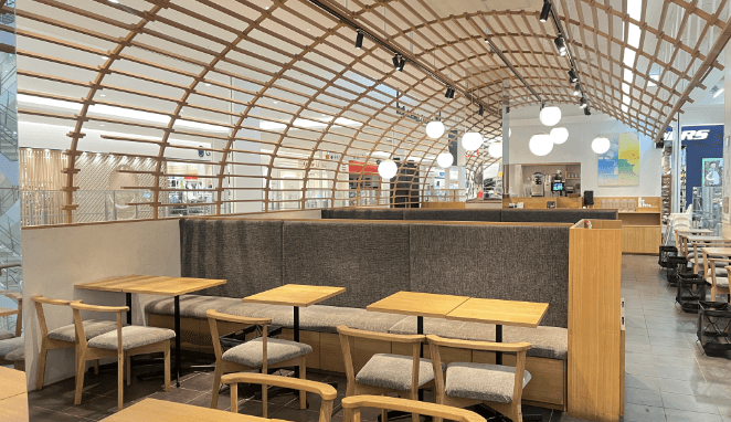 nana’s green tea店內座位區