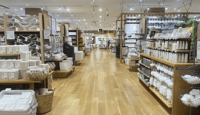 無印良品店內賣場