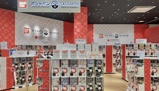 BANDAI官方扭蛋店「GASHAPON」