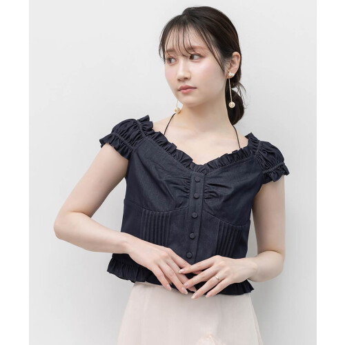 【新作商品のご紹介】2WAYショルダーピンタックブラウス