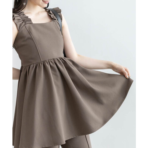 【新作商品のご紹介】ペプラムトップスセットフレアパンツ