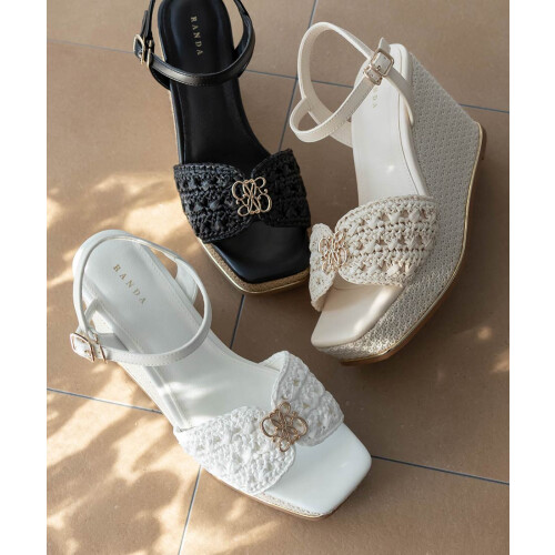 【新作商品のご紹介】モノグラムパーツウェッジソールサンダル