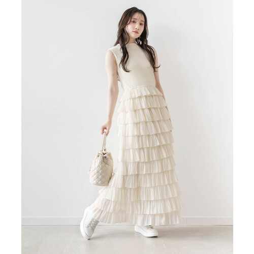 【新作商品のご紹介】ティアードフリルドッキングワンピース