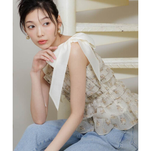 【再入荷アイテムのご紹介】リルジャガードリボントップス