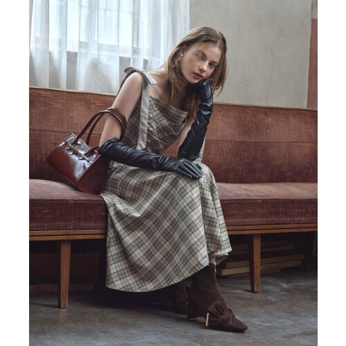 【新作商品のご紹介】ドレープアシンメトリーワンピース