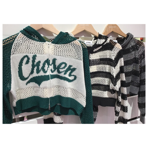 💗メッシュニットパーカー💗