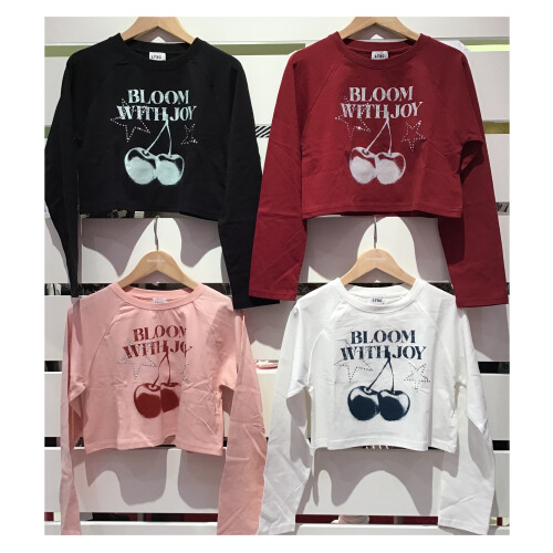 💗チェリースタッズ長袖Ｔ💗
