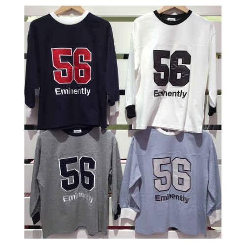 💗ナンバーアップリ長袖T💗