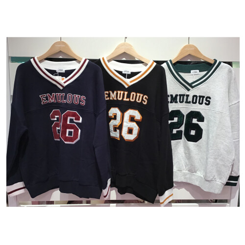 💗裏起毛ナンバールーズスウェット💗