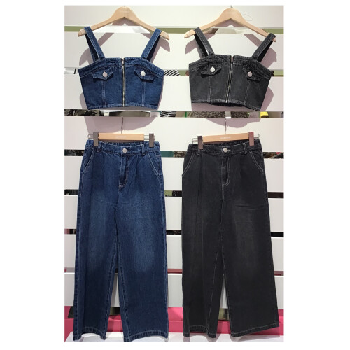 💗デニムビスチェのセットアップ💗