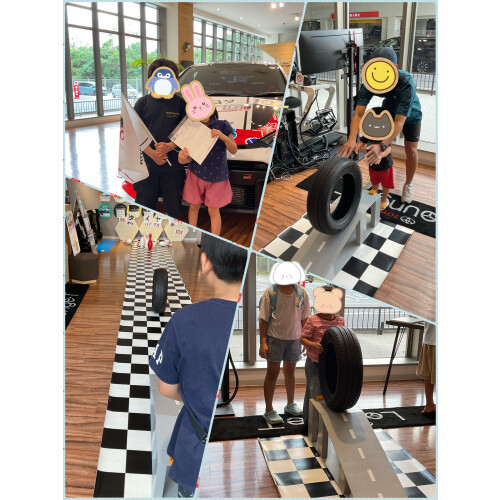 タイヤボウリングをおこないました！