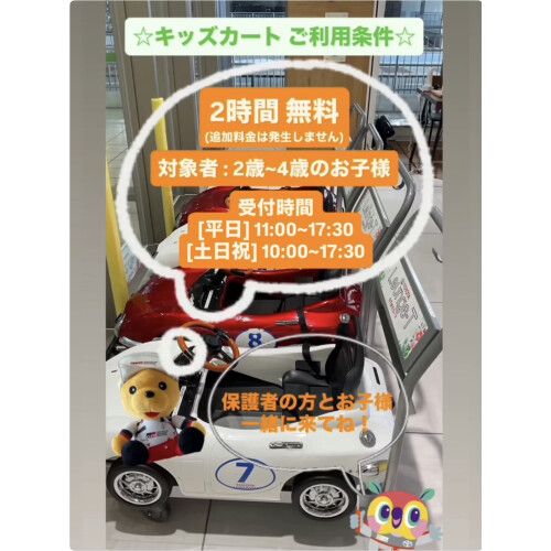 キッズカートご利用条件のご案内
