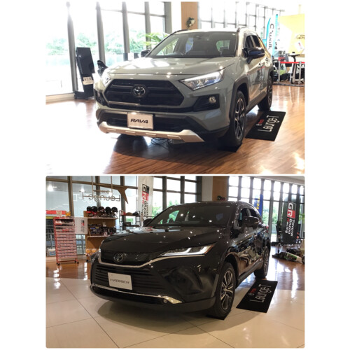 今回の展示車 ハリアー＆RAV4