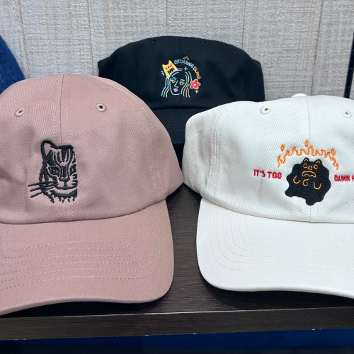 刺繍キャップ入荷しました🧢