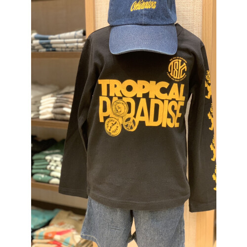 キッズ長袖入荷！「トロピカルサインシーサーキッズロングスリーブ」
