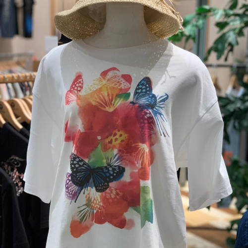 「Butterfly」レディースTシャツ