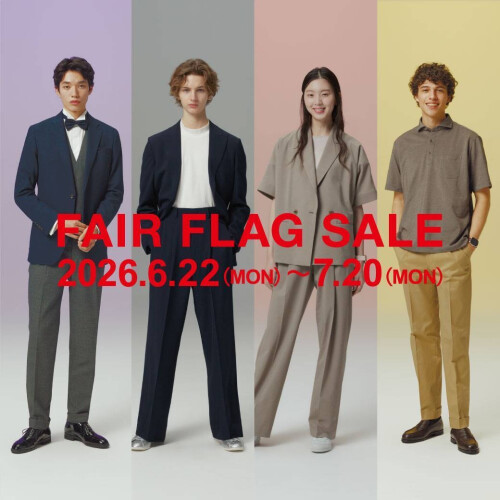  【FAIR FLAG SALE 開催 ！｜2026.6/22㈪～7.20㈪】