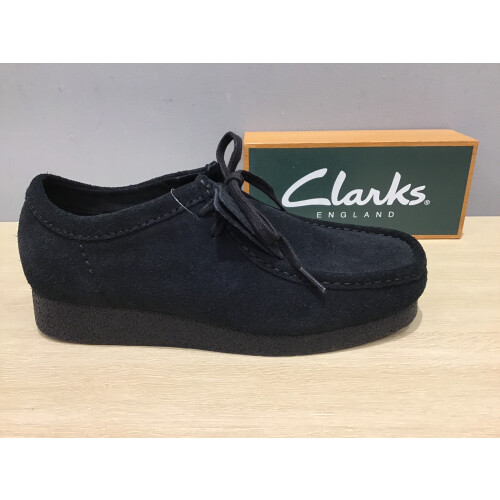 【Clarks】Wallabee EVO WP (BLACK SUEDE)