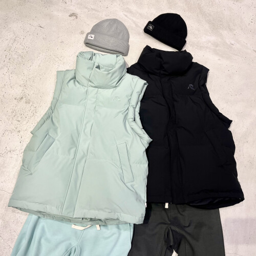 撥水性・防風性に優れたダウンベスト✨
