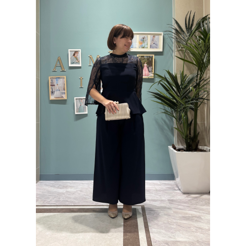 人気のセパレートタイプ✨ペプラムパンツドレス