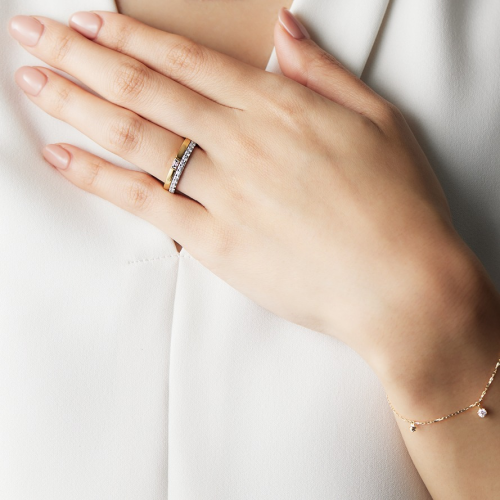 ハーフエタニティリングのご紹介