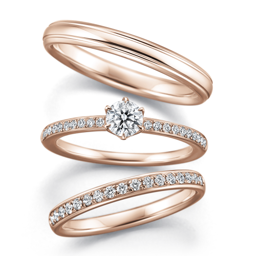 春にぴったりのエンゲージリング