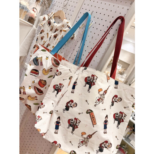 🌺エイサーandフード柄トートバッグ🌺