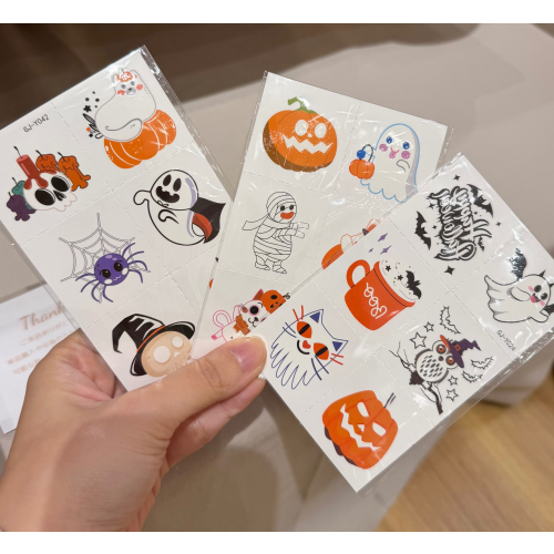\\🎃ハロウィンタトゥーシール、ヘアアクセサリー販売中 🎃//