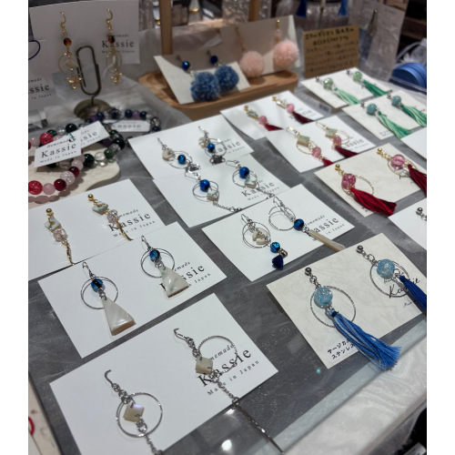 夜光貝・ホタルガラスのaccessory🩵入荷しました✨