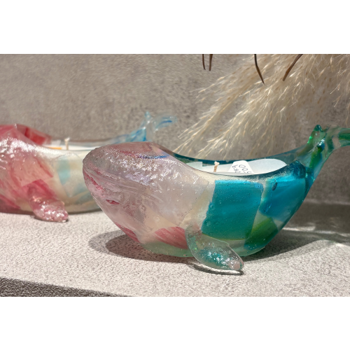 沖縄土産にもgood🩵クジラキャンドル🕯️✨