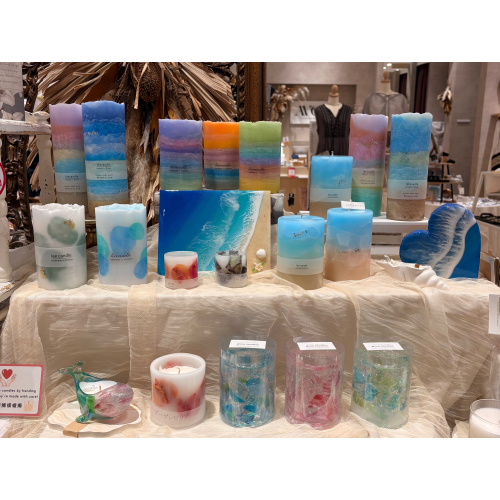 この夏灯してほしい✨summer candle🕯️🩵🩵