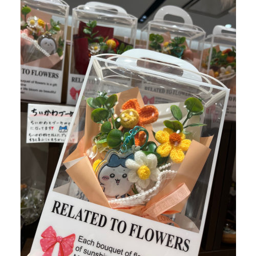 大人気のちいかわがブーケに？！💐🩵