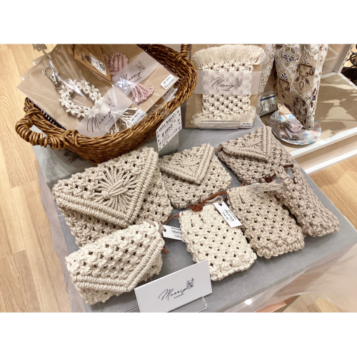 マクラメ編みアイテム🤎入荷しました🎀✨