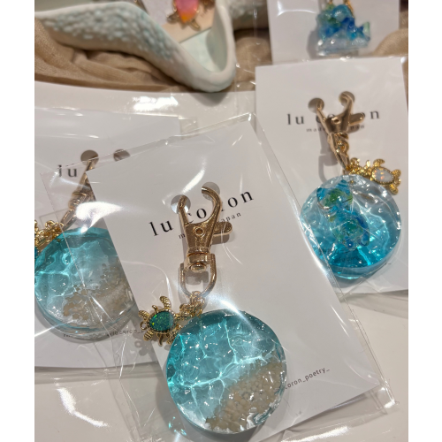 沖縄土産にオススメ🩵海を感じるキーホルダー✨✨