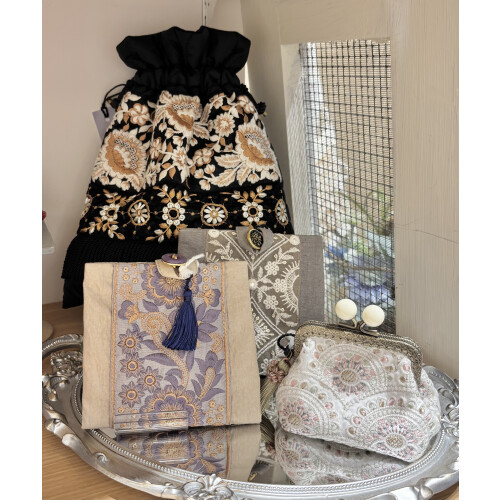 今流行りの【インド刺繍リボン】