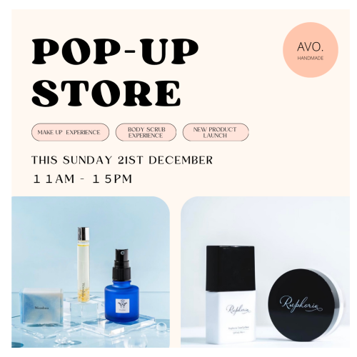 POPUPのお知らせ📢✨ - AVO.HANDMADE | ショップブログ | PARCO CITY