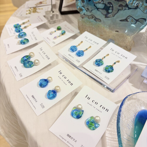 当店限定‼︎🌺沖縄土産🌺琉球ガラスaccessory