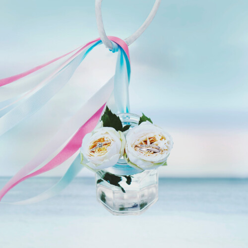 【Flowaves】幸せに導くアイスブルーダイヤの指輪💍